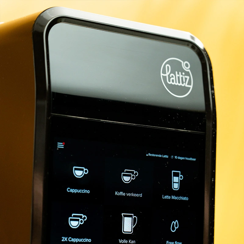 Lattiz Advance Milk foamer, touch screen Panama coffee Uk drinkers machine company